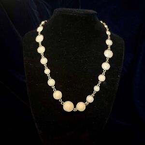 Elegant Necklace with Cream Accents